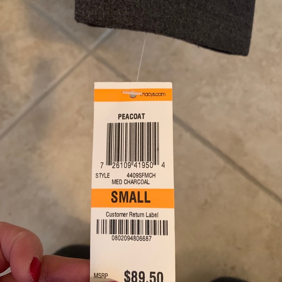 American Rag Gray Peacoat - Picture 3 of 3